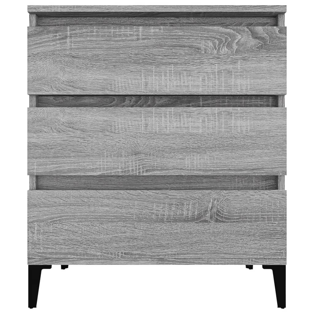 vidaXL Sideboard Grau Sonoma 60x35x70 cm Holzwerkstoff