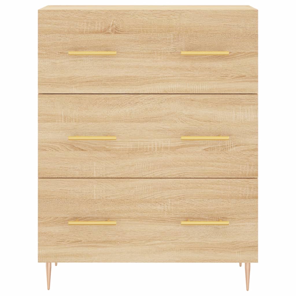 vidaXL Sideboard Sonoma-Eiche 69,5x34x90 cm Holzwerkstoff