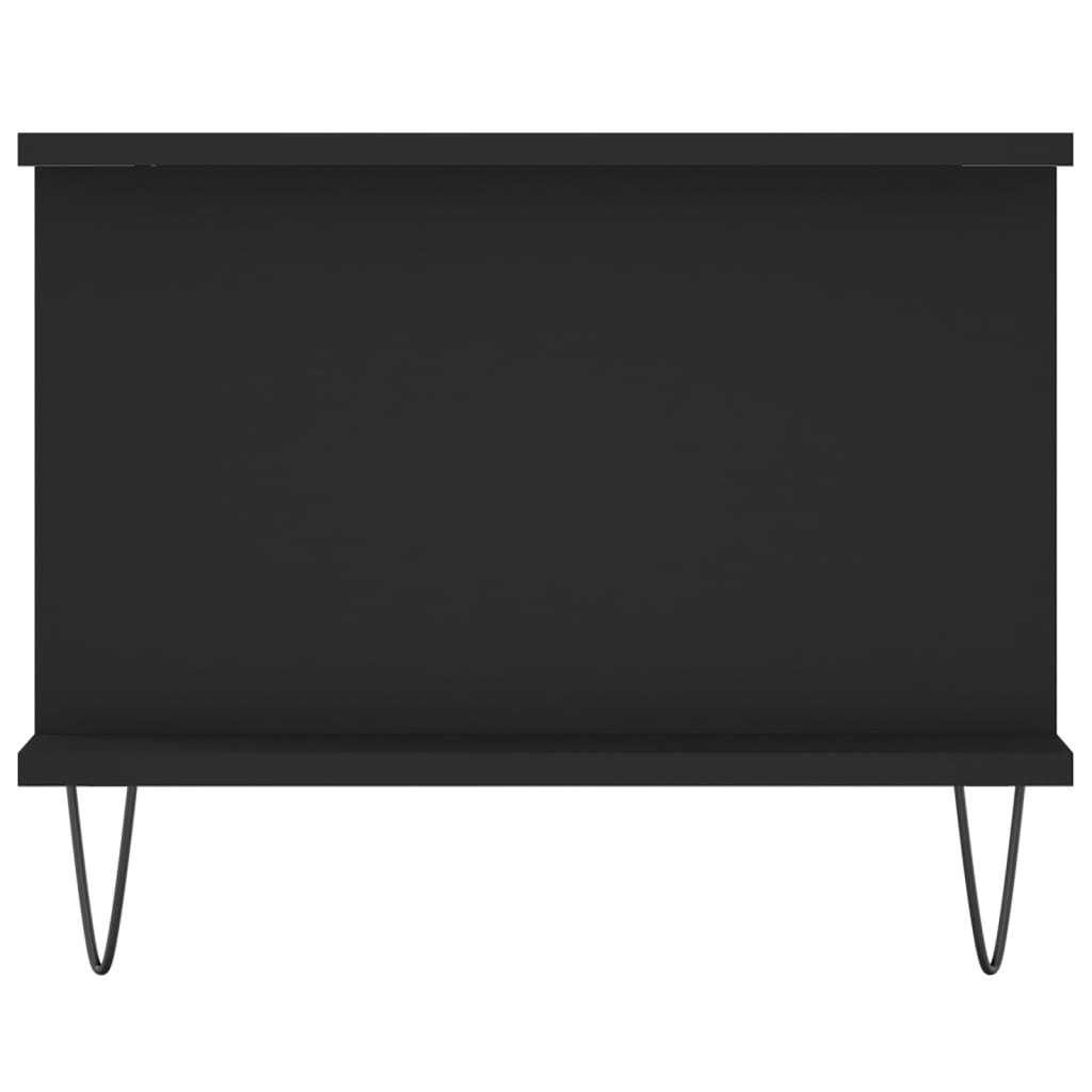 vidaXL Couchtisch Schwarz 90x50x40 cm Holzwerkstoff