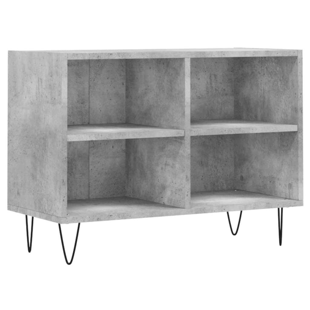 vidaXL TV-Schrank Betongrau 69,5x30x50 cm Holzwerkstoff