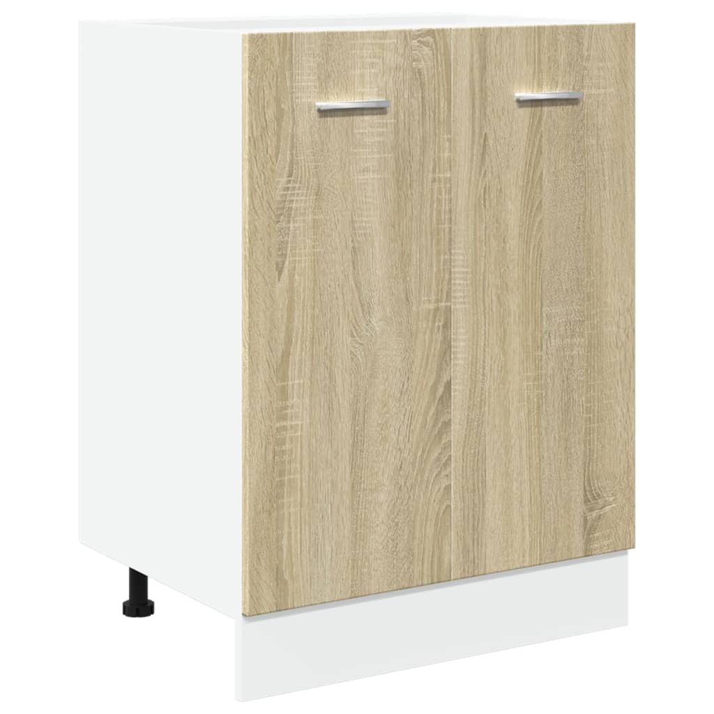 vidaXL Unterschrank Sonoma-Eiche 60x46x81,5 cm Holzwerkstoff