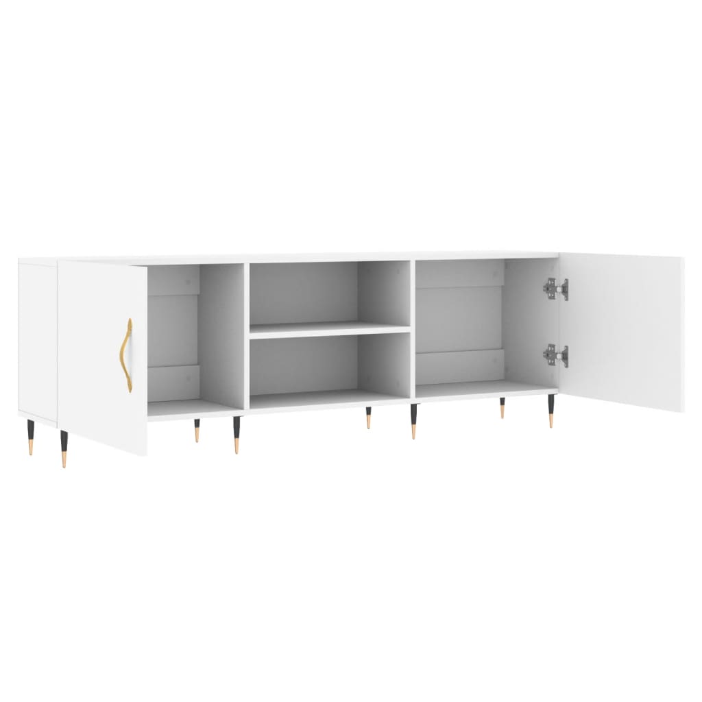 vidaXL TV-Schrank Weiß 150x30x50 cm Holzwerkstoff