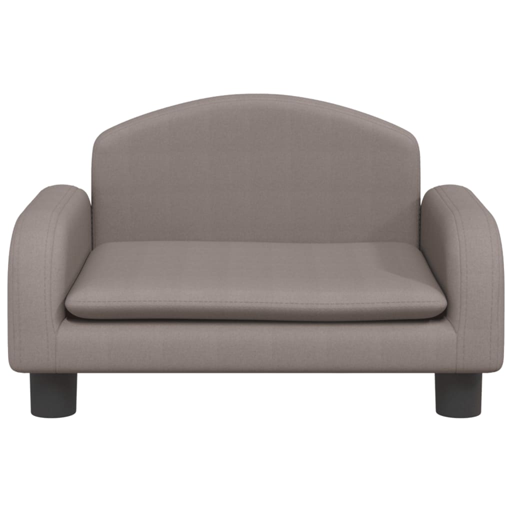 vidaXL Hundebett Taupe 50x40x30 cm Stoff