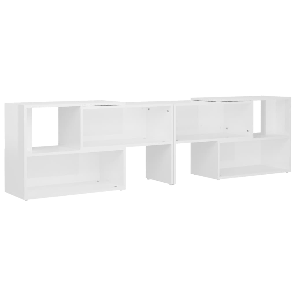 vidaXL TV-Schrank Hochglanz-Weiß 149x30x52 cm Holzwerkstoff