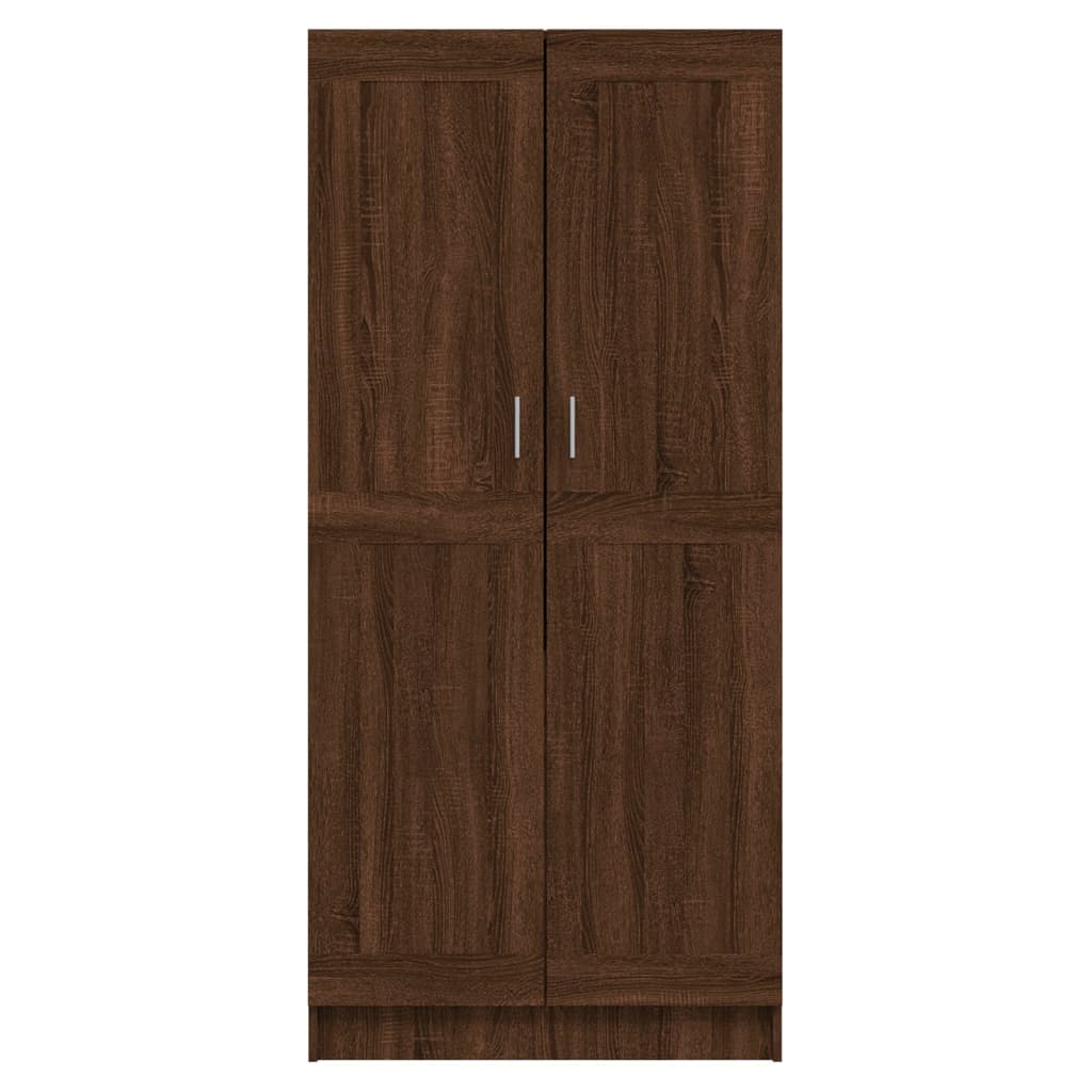 vidaXL Kleiderschrank Braun Eichen-Optik 82,5x51,5x180cm Holzwerkstoff