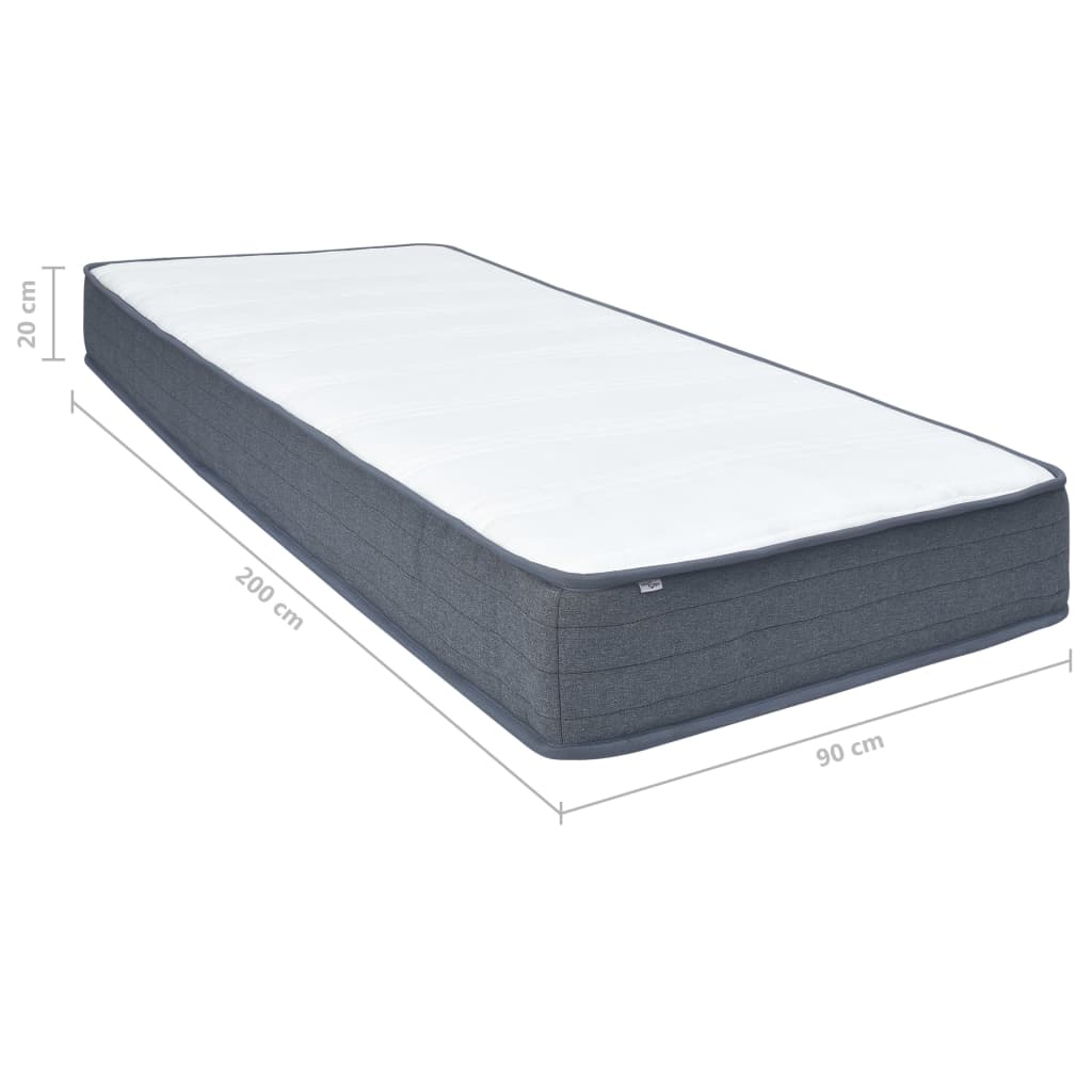 vidaXL Boxspringbett-Matratze 200 x 90 x 20 cm