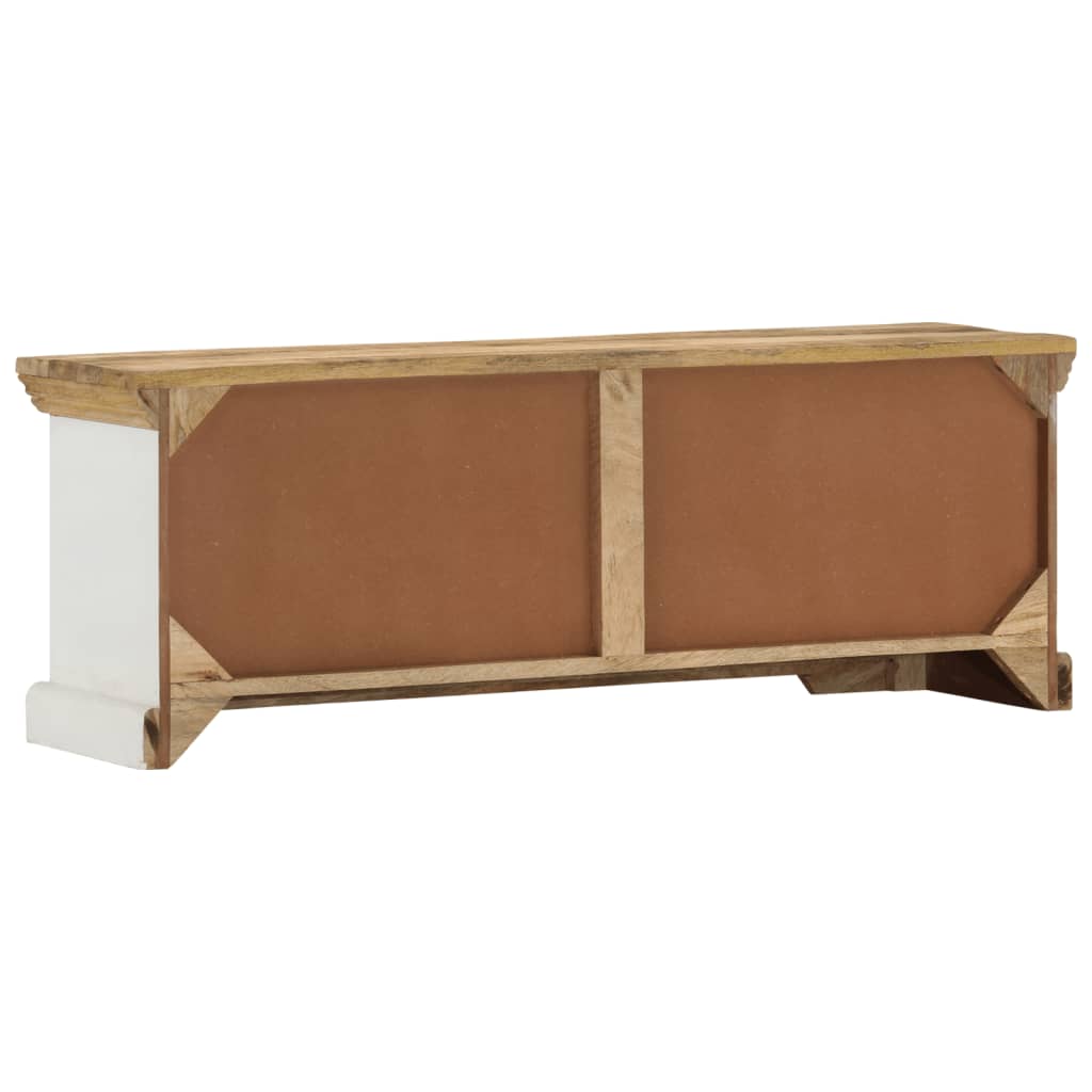 vidaXL TV-Schrank 110x30x40 cm Massivholz Mango