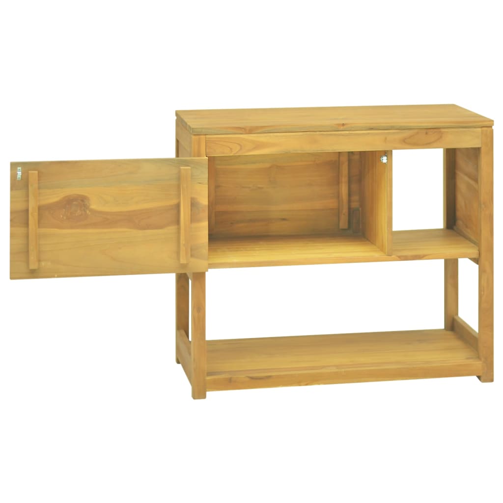 vidaXL Badschrank 85x40x75 cm Massivholz Teak