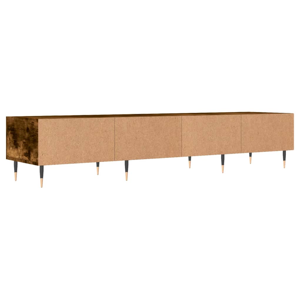 vidaXL TV-Schrank Räuchereiche 150x36x30 cm Holzwerkstoff