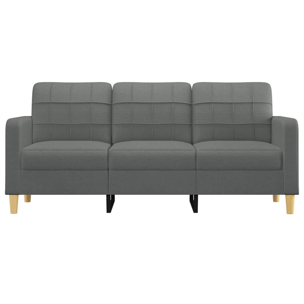 vidaXL B-Ware 3-Sitzer-Sofa Dunkelgrau 180 cm Stoff