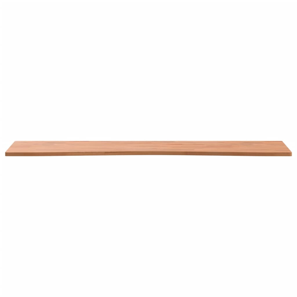 vidaXL Schreibtischplatte 110x(55-60)x1,5 cm Massivholz Buche