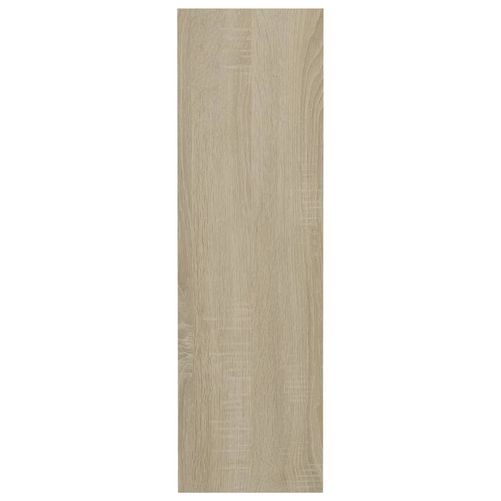 vidaXL Wand-Schuhschrank Sonoma-Eiche 80x18x60 cm Holzwerkstoff