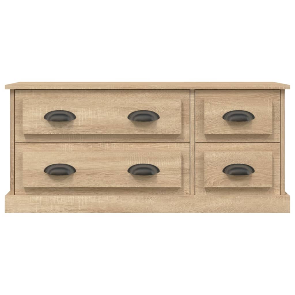 vidaXL TV-Schrank Sonoma-Eiche 100x35,5x45 cm Holzwerkstoff