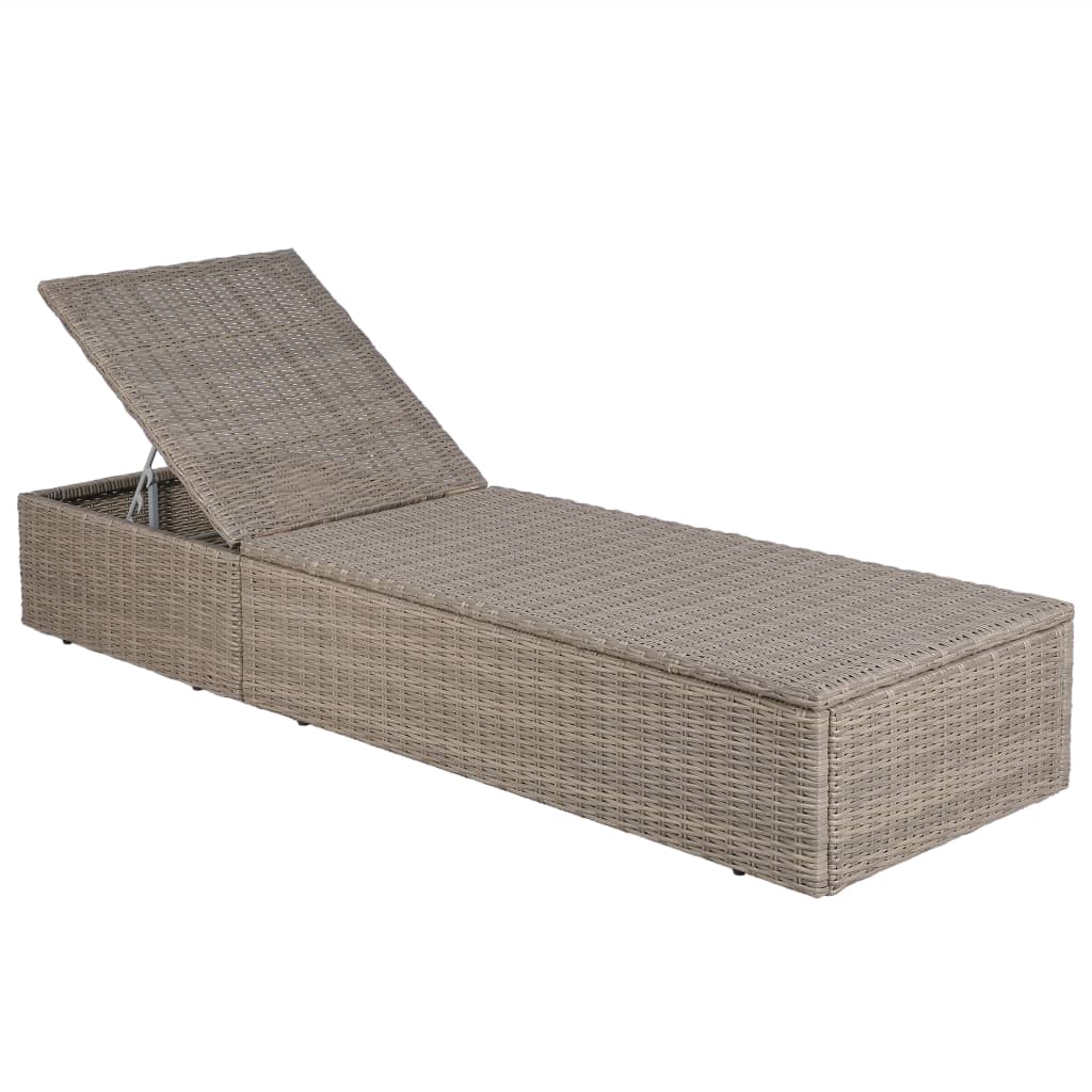 vidaXL 11-tlg. Garten-Essgruppe Poly Rattan