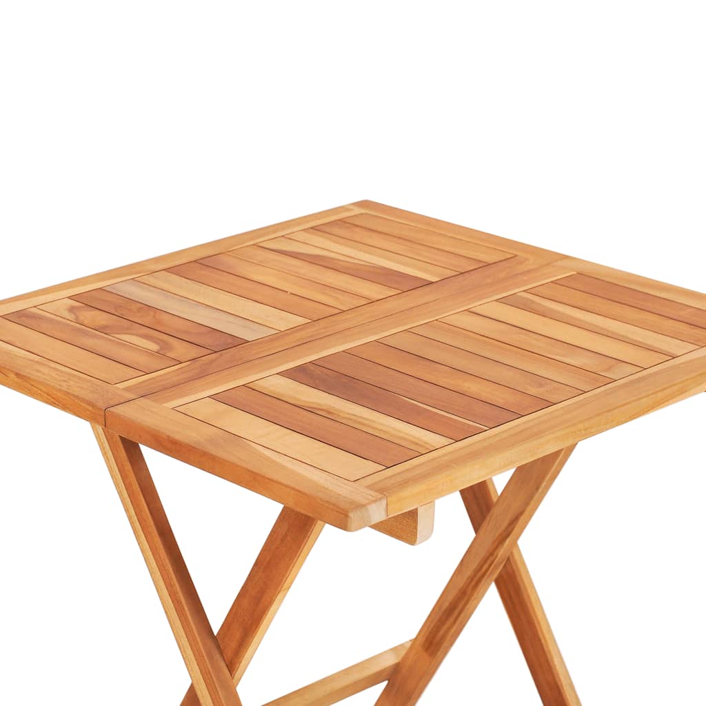 vidaXL Bistrotisch Klappbar 60x60x65 cm Massivholz Teak