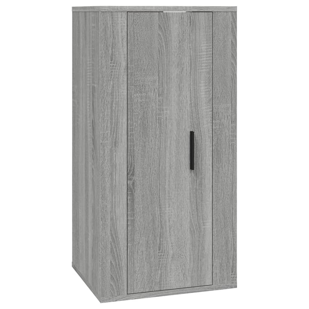 vidaXL 5-tlg. TV-Schrank-Set Grau Sonoma Holzwerkstoff