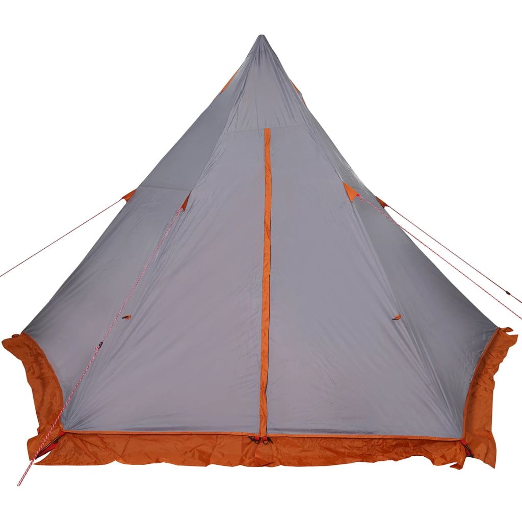 vidaXL Tipi-Familienzelt 6 Personen Grau Wasserdicht