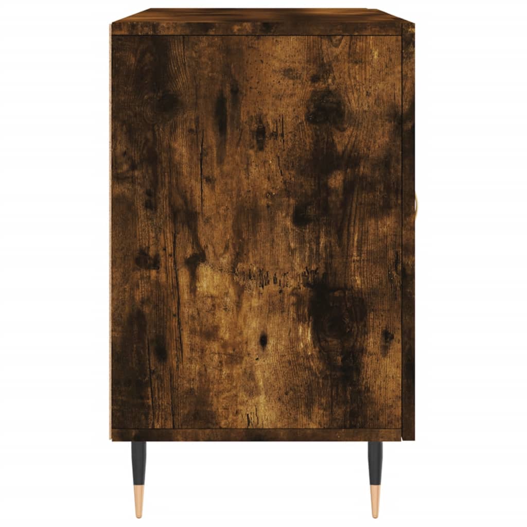 vidaXL Sideboard Räuchereiche 100x36x60 cm Holzwerkstoff