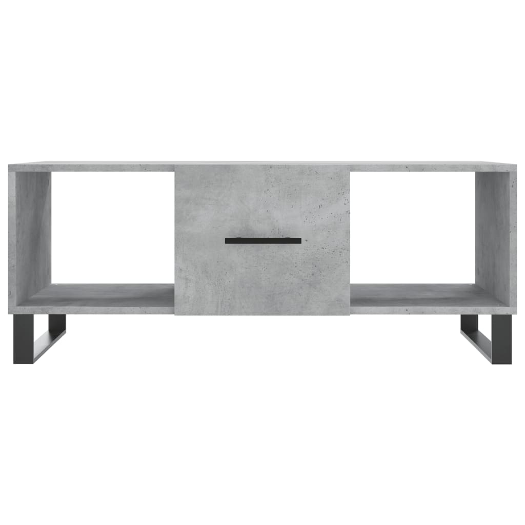 vidaXL Couchtisch Betongrau 102x50x40 cm Holzwerkstoff