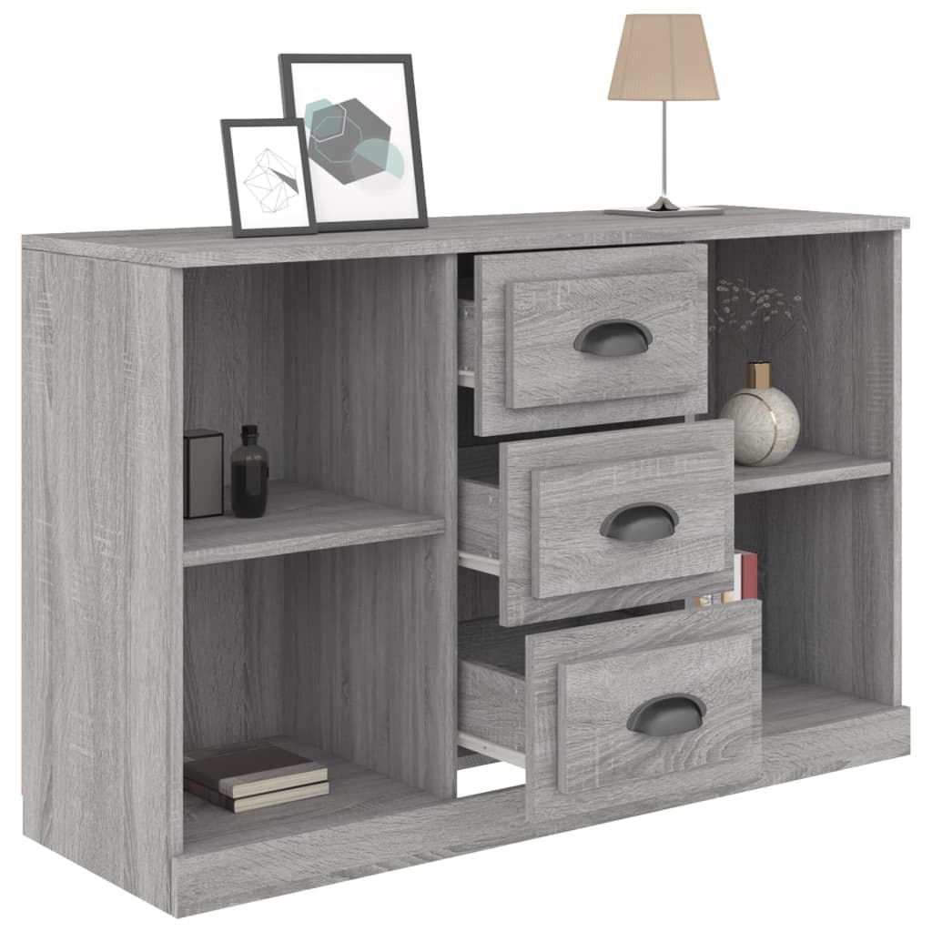 vidaXL Sideboard Grau Sonoma 104,5x35,5x67,5 cm Holzwerkstoff