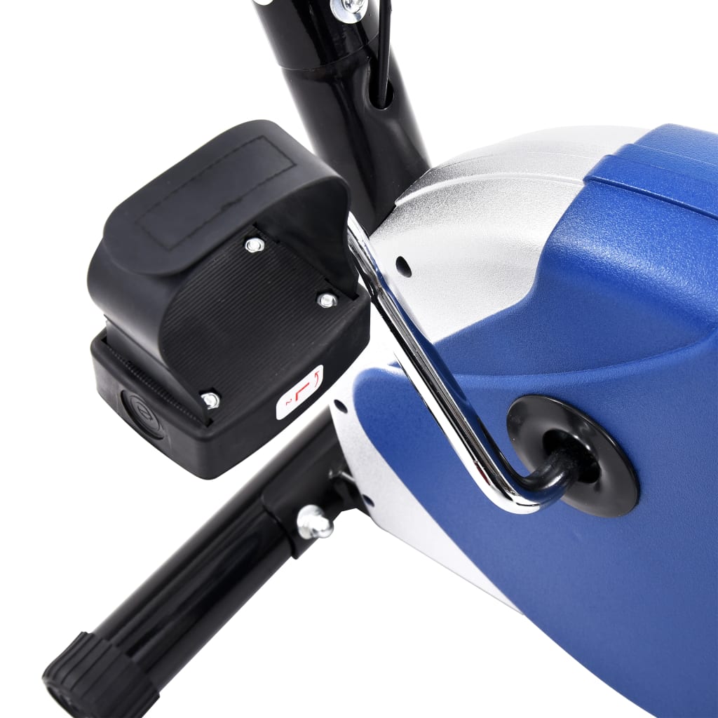 vidaXL Heimtrainer mit Riemenantrieb Blau