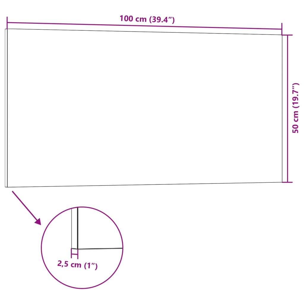 vidaXL 3D-Wandpaneele 5 Stk. Grau 100x50 cm EPS