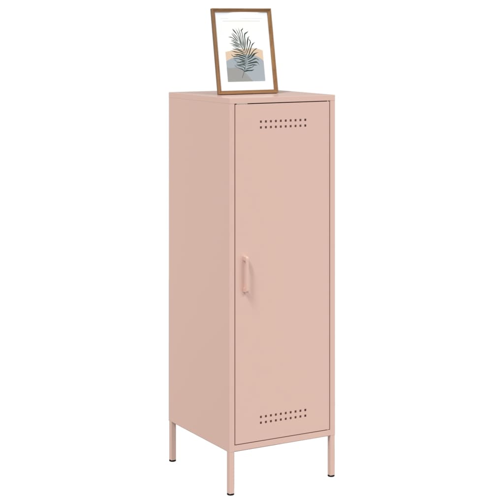 vidaXL Highboard Rosa 36x39x113 cm Stahl