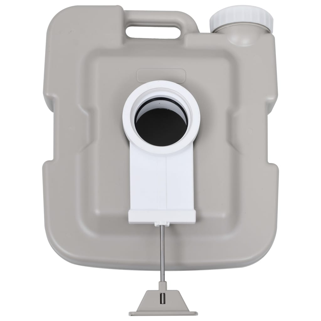 vidaXL Tragbare Campingtoilette mit Zelt 10+10 L