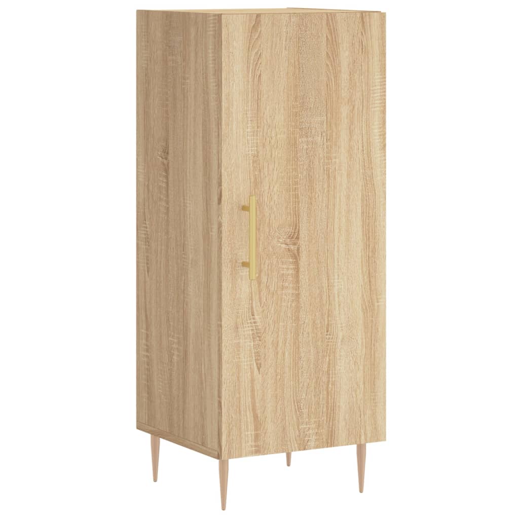 vidaXL Highboard Sonoma-Eiche 34,5x34x180 cm Holzwerkstoff