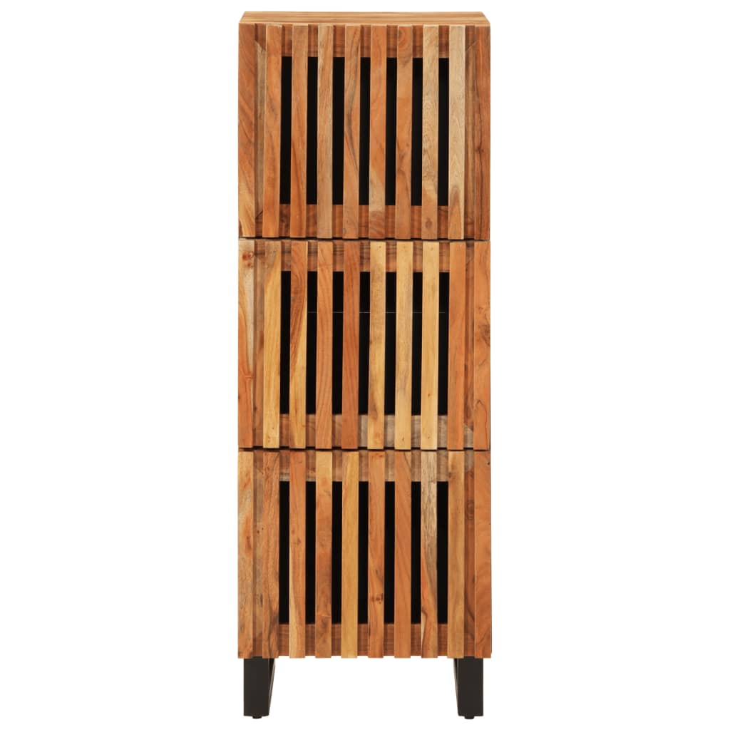 vidaXL Highboard 40x34x110 cm Massivholz Akazie