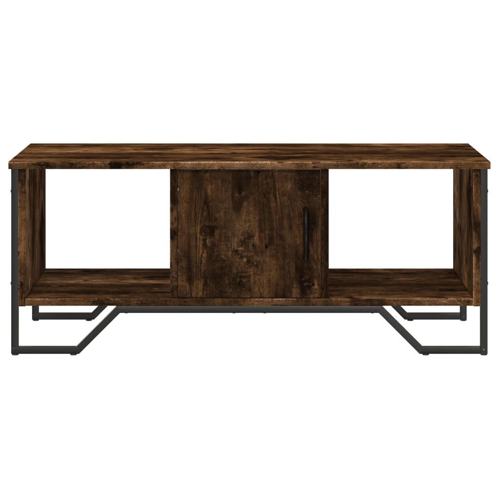 vidaXL Couchtisch Räuchereiche 100x51x40 cm Holzwerkstoff