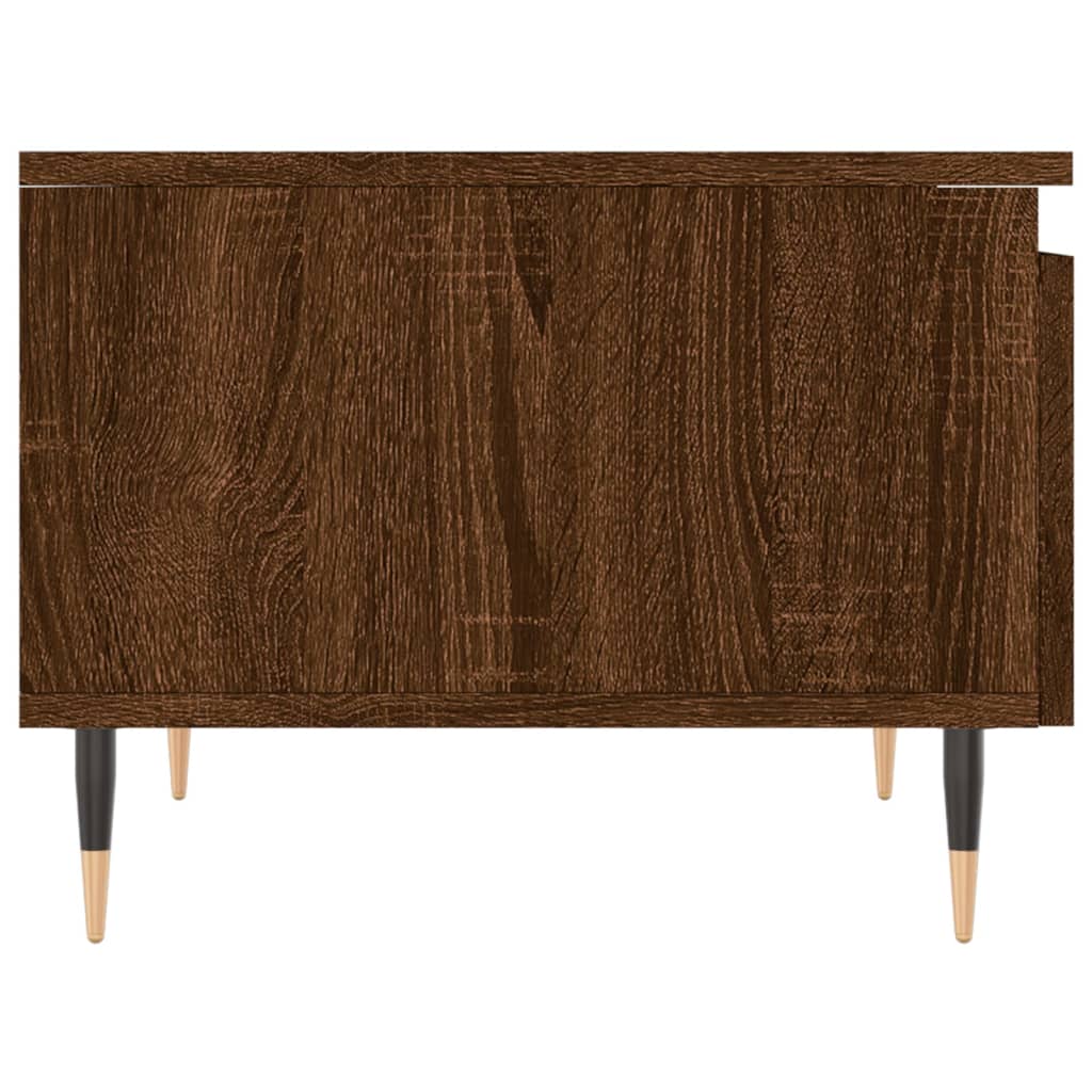 vidaXL Couchtisch Braun Eichen-Optik 50x46x35 cm Holzwerkstoff