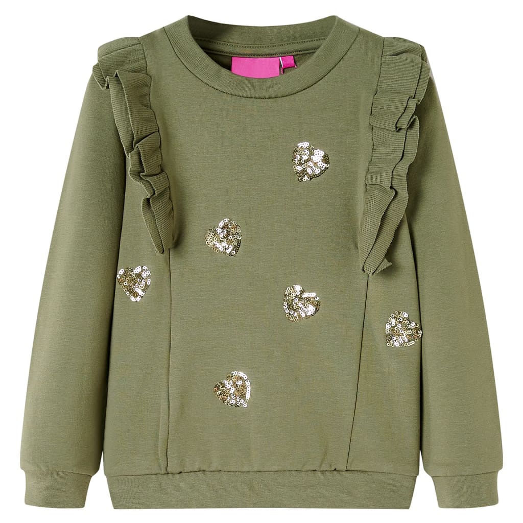 Kinder-Sweatshirt Khaki 104