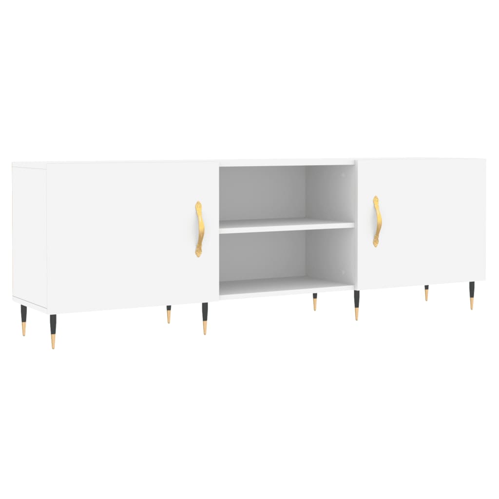 vidaXL TV-Schrank Weiß 150x30x50 cm Holzwerkstoff