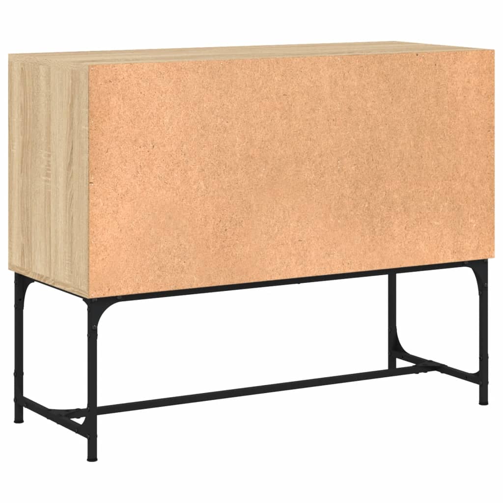 vidaXL Sideboard Sonoma-Eiche 100x40x79,5 cm Holzwerkstoff