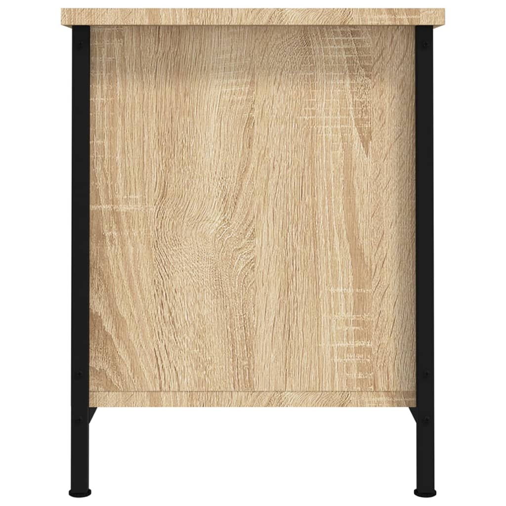 vidaXL TV-Schrank mit Türen Sonoma-Eiche 60x35x45 cm Holzwerkstoff