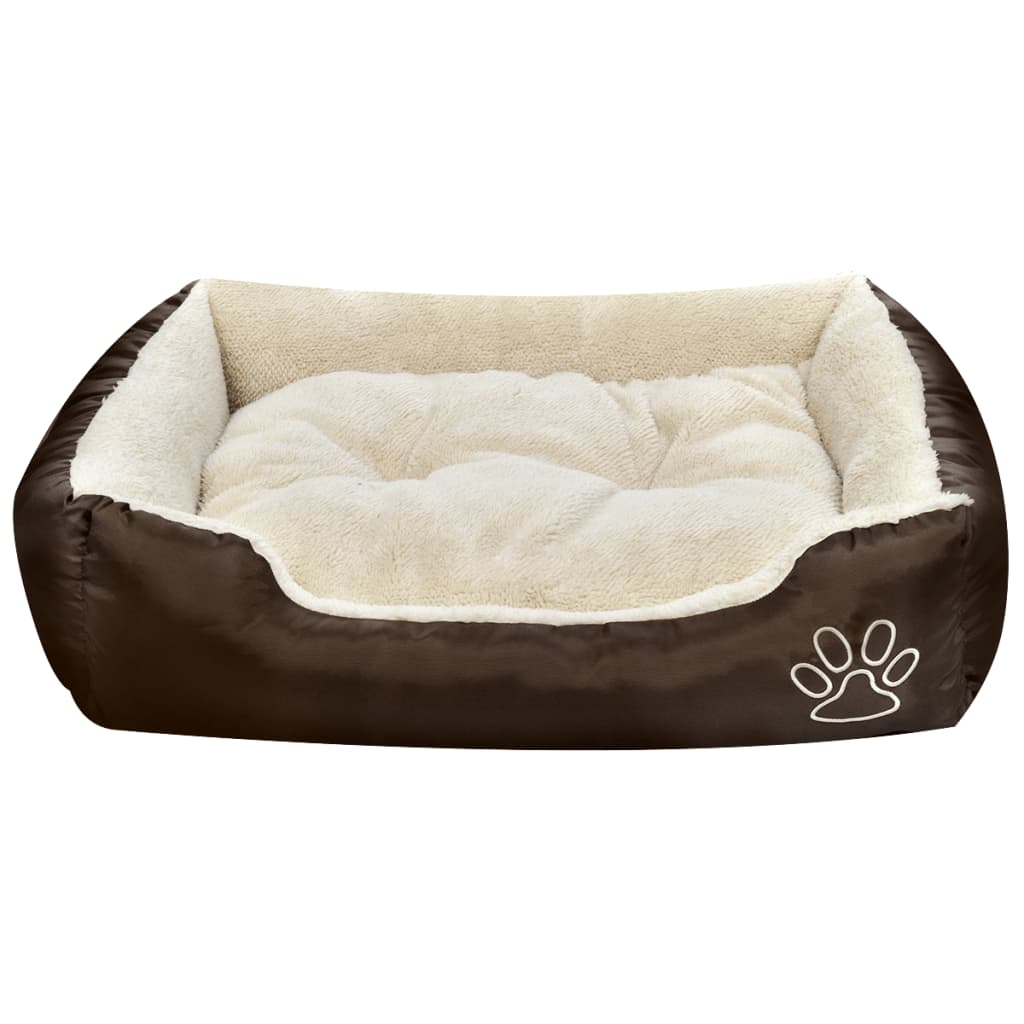 vidaXL Warmes Hundebett mit Polsterkissen S