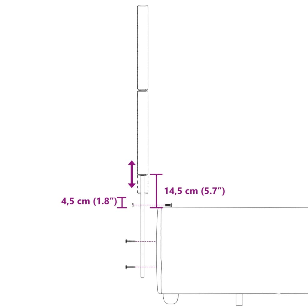 vidaXL Boxspringbett mit Matratze Creme 160x200 cm Stoff