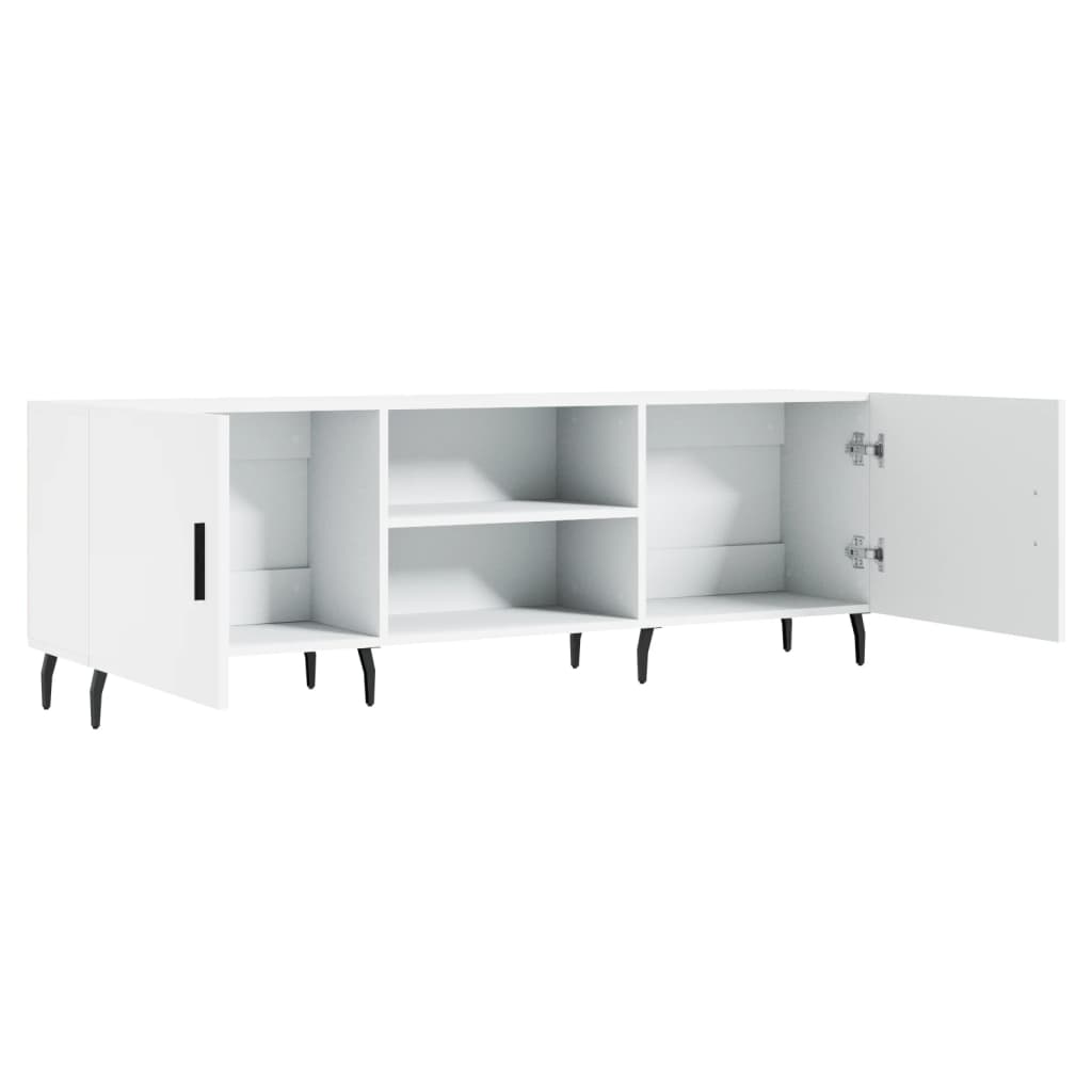 vidaXL TV-Schrank Weiß 150x30x50 cm Holzwerkstoff