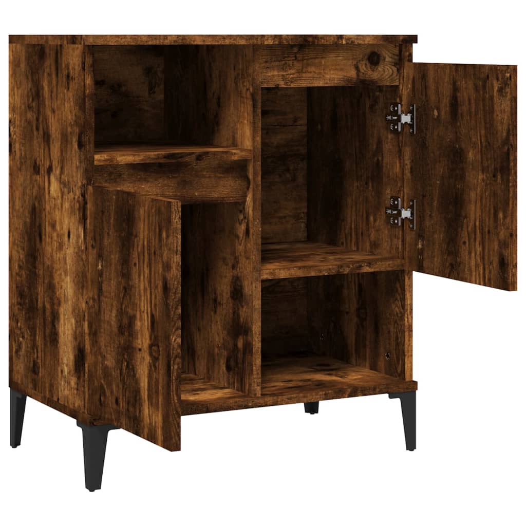 vidaXL Sideboard Räuchereiche 60x35x70 cm Holzwerkstoff