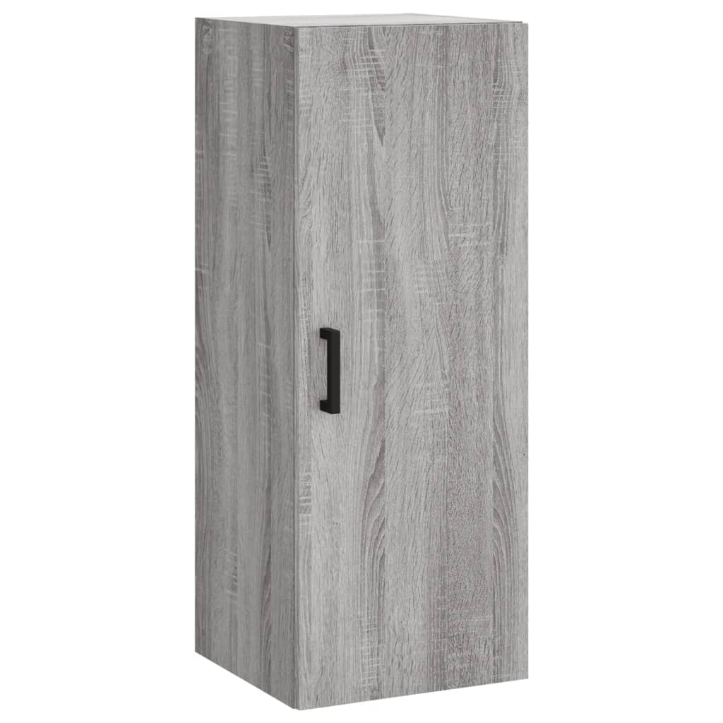 vidaXL Highboard Grau Sonoma 34,5x34x180 cm Holzwerkstoff