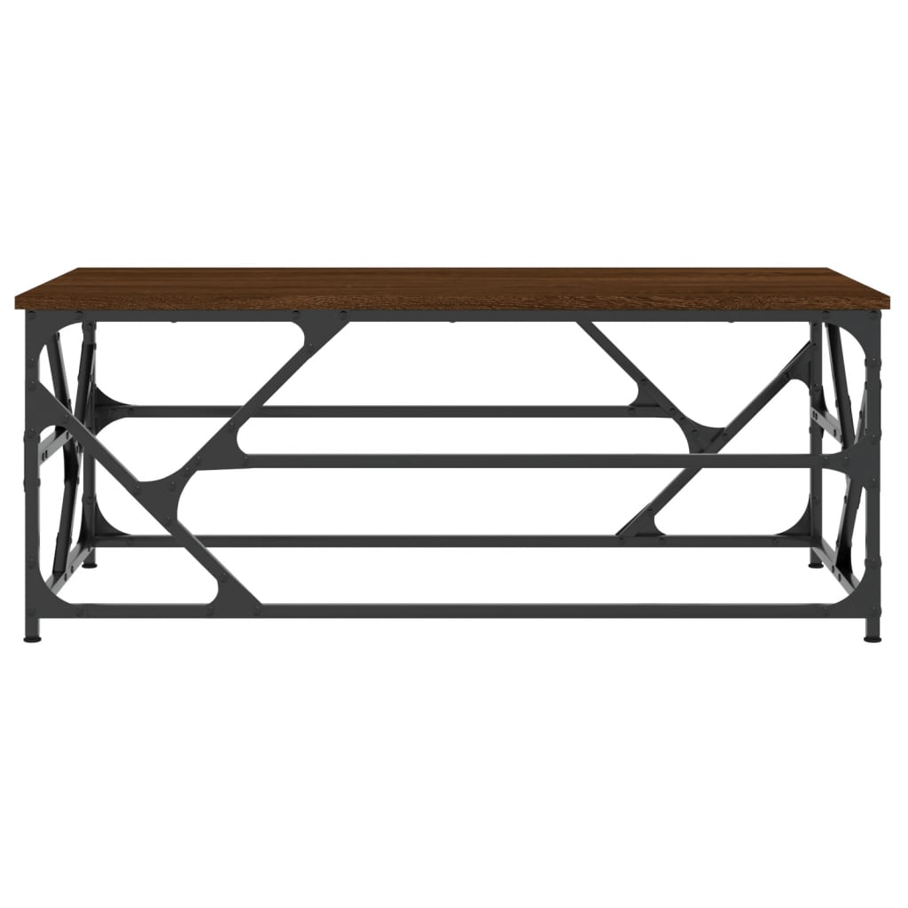 vidaXL Couchtisch Braun Eichen-Optik 100x50x40 cm Holzwerkstoff