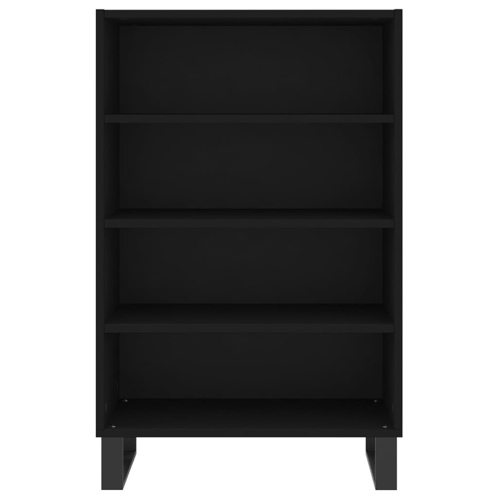 vidaXL Highboard Schwarz 57x35x90 cm Holzwerkstoff