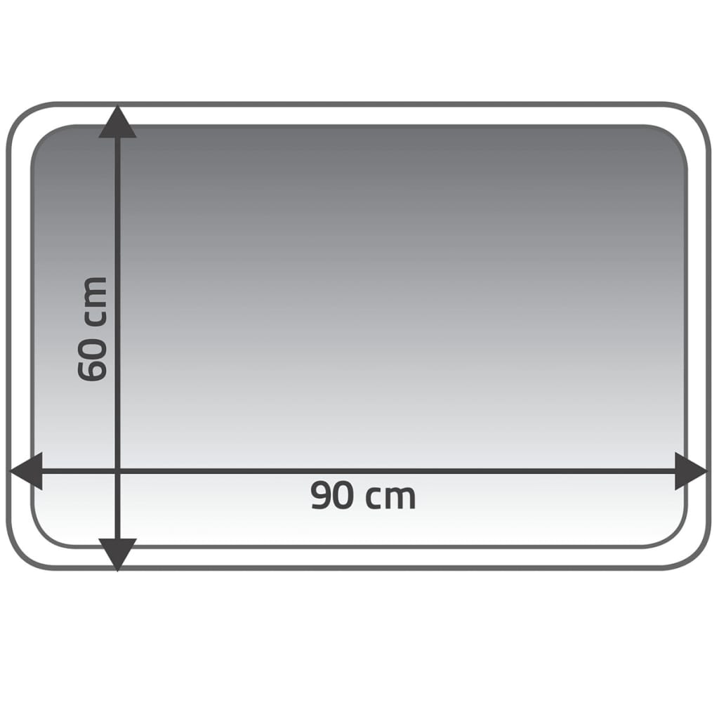 RIDDER Badteppich Coins 60×90 cm Grau 7103307