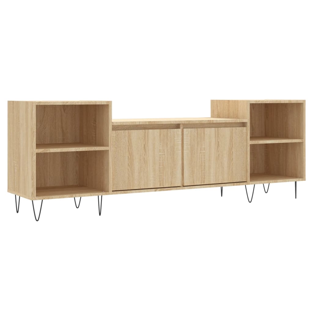 vidaXL TV-Schrank Sonoma-Eiche 160x35x55 cm Holzwerkstoff