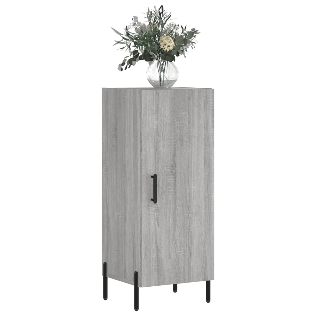 vidaXL Sideboard Grau Sonoma 34,5x34x90 cm Holzwerkstoff