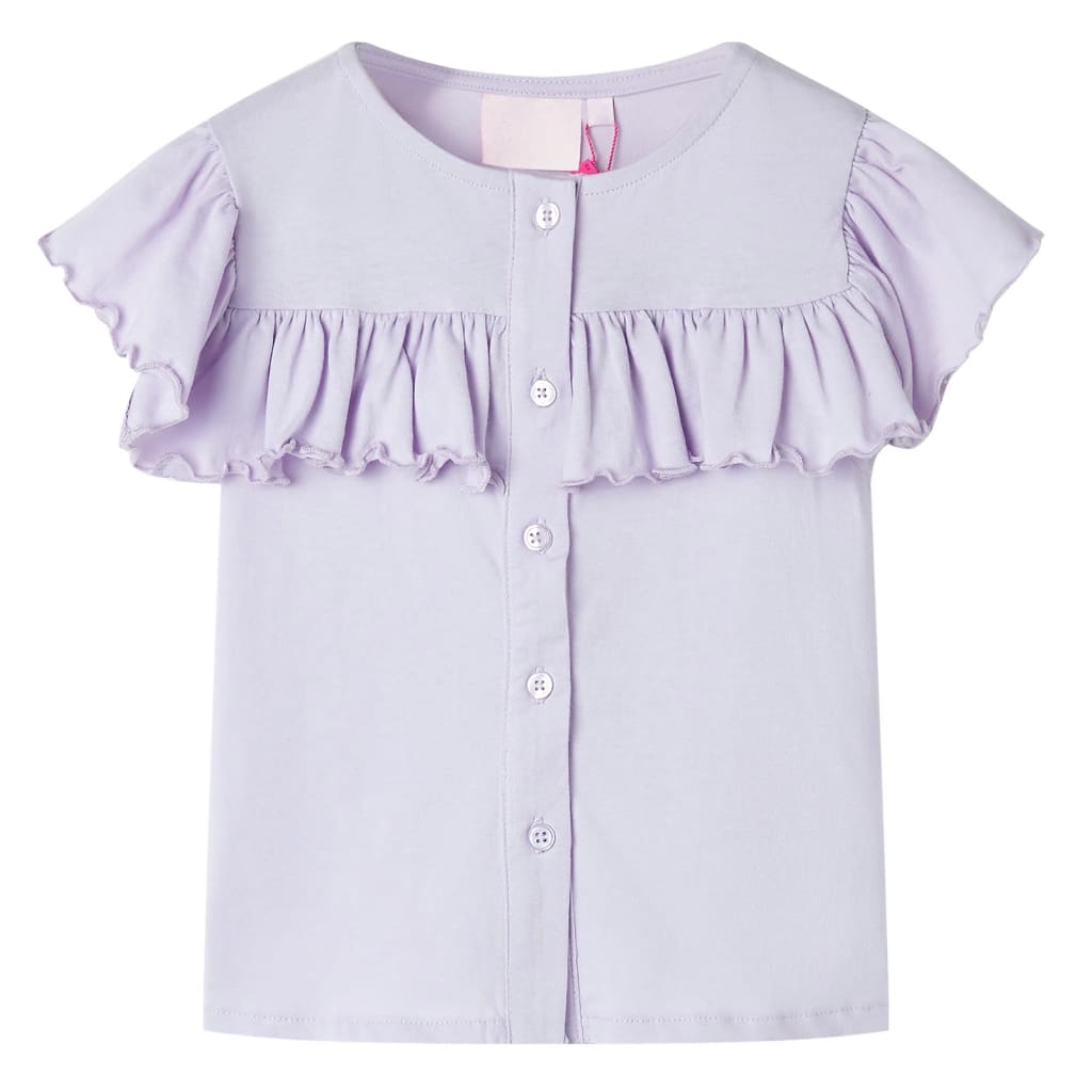 Kinder-T-Shirt Lila 128