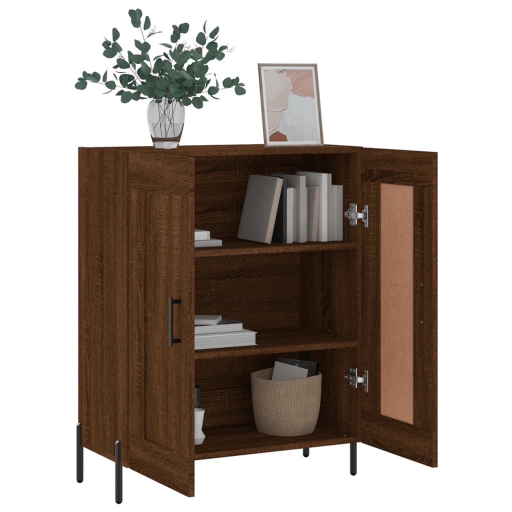 vidaXL Sideboard Braun Eichen-Optik 69,5x34x90 cm Holzwerkstoff