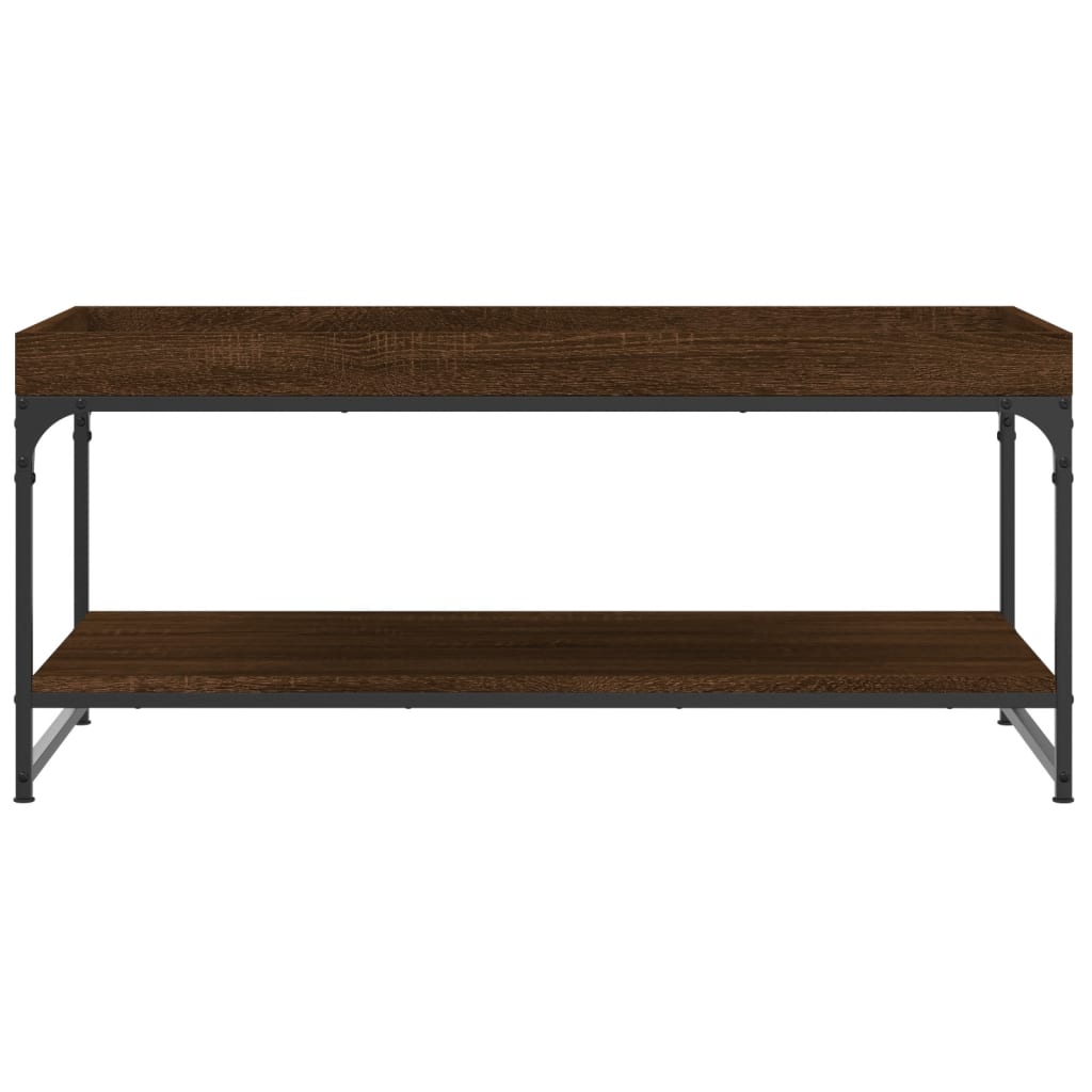 vidaXL Couchtisch Braun Eichen-Optik 100x49x45 cm Holzwerkstoff