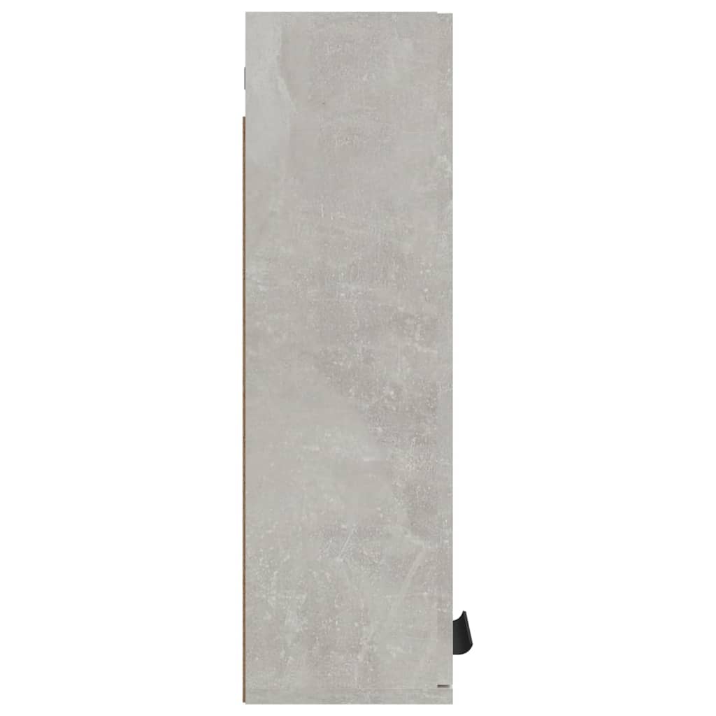 vidaXL Wand-Badschrank Betongrau 32x20x67 cm